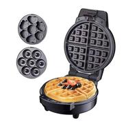 Portable Stove Top Waffle Maker with 3 Interchangeable Plates, Adjustable Temperature & Non-Stick Coating, Ideal for Snack Bars, Fast Food Restaurants & Home Use