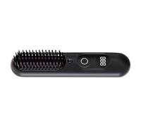 Portable Straightener Comb: Thermal Ceramic Plate, Wireless Charging Design, Heated Toilet Brush For Daily Styling Convenience | Home Travel Office Beauty Practice Sun