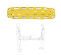 Portable Stretcher-Emerncy Stretcher Spine Board, Portable tic First Aid Backboard for Water Safe in Par Pools and Seaside,（Size_Name,138x35x5cm(54.3x13.8x2in)）