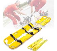 Portable Stretcher, Plastic Scoop Stretcher, Adjustable Lightweight Aluminum Medical Emergency Stretcher,Load Capacity 350lbs,Retractable Length,for Emergency Response & Casualty Evacuation