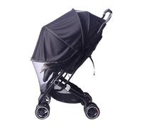 Portable Stroller Canopy - Privacy Cover Gnat Netting, Long Lasting Breathable Bassinet | Lightweight Attachment Two Way Zipper Carrier, Sunshade Canopy for Kids Outdoor Protection Hot Weather