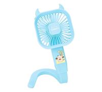 Portable Strollers Fan,Silicone 3 Speeds Foldable Cooling Device - Personal Desk Small Fans | for Car Seats Cribs Motorcycles Children's Scooters Backseat Camping Travel Golf Cart Bed Tent