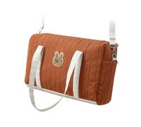 Portable Strollers Hanging Bag for Baby Essential Easy Carrying Diaper Bag Case Fashionable with Embroidery Detail Diaper Carrying Case