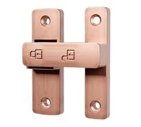 Portable Sturdy 180 Degree Door Latches Easy Installation Accessory for Hotel Bathrooms Garages and Cabinets Sliding Door