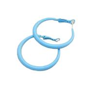 Portable Sturdy Alloy Round Earrings Jewelry Accessory For Fashionable Women Ladies Versatile For Various Occasions Comfortable Long Wear Earring