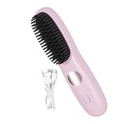 Portable Styler - Cordless Hair Brush Toward | Electric Heat Comb Featuring Adjustable Settings & Quick Charging Toward Vacation Travel Work Commute and On The Go Hair Care
