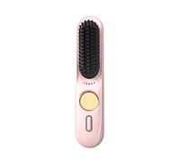 Portable Styling Comb, Rechargeable Hair Brush, Hair Tool with Rapid Warm, Compact ABS Grooming Tool, Straightening Comb with Slim Body, Straightener Brush for Women and Ladies