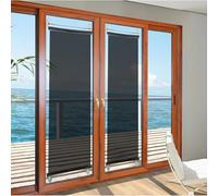 Portable Suction Cup Window Shade, Retractable Roller Blinds for Balcony, Insulated Sun Protection, One Way, Easy Install Sunshade (B 60x150cm)