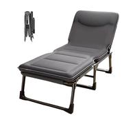 Portable Sun Loungers - Adjustable Reclining Garden Chairs & Camping Cot for Adults Foldable Sun Recliner with 4 Speed Settings Perfect for Outdoor Relaxation.