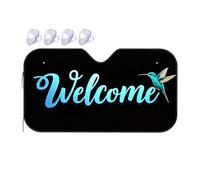 Portable Sun Shade Welcome To The World Of Birds Car Windshield Sunshade Car Shade Sun Shade For Car Windshield(70x130cm)