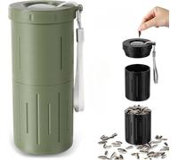 Portable Sunflower Seed Spitting Dishe, 2-in-1 Portable Spitting Dishe, Convenient to Carry, Suitable for Seed Enthusiasts on the Go and for Sports Competitions