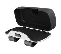 Portable Sunglasses Holder For Car Visors, Made From Resistant ABS Material To Protect Glasses And Easy Reach During Driving(Black)