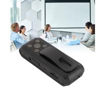 Portable Surveillance Camera Law Enforcement Body Worn Camera 1080P Rotating Lens Recorder with Alarm for Work, Travel