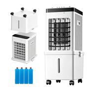 Portable Swamp Cooling Fan, Detachable Split Body, Evaporative Air Cooler