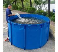 Portable Swimming Pool, Saltwater Pool with Flexible PVC Liner, Large Capacity Storage Pond for Backyard