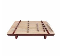 Portable Sycamore Wood Dulcimer, 1 Yard, 2 Strings, Wide Range, Clear Sound Quality, Outdoor Practice,C