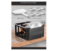 Portable Table Saw, Dust Free Saw Woodworking Push Table Multifunctional Integrated Machine Precision Inverted Cutting,for DIY Furniture Making Woodworking(9inch 4saw)