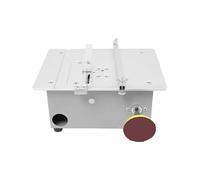 Portable Table Saw, Mini Table Saw Multi-Functional 0.1-20mm Adjustable for Modeling, Handicraft Workshop,for DIY Furniture Making Woodworking