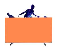 Portable Table Tennis Baffles, 4PCS Movable Obstacle Blocks, Temporary Court Partition Screens for Schools & Stadiums, Size: 140x75CM, Enhance Game Environment