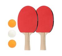Portable Table Tennis Paddle 3 Ball Comfort Grip Ping Pong Paddle Training Table Tennis Bat Adult Tennis Bat