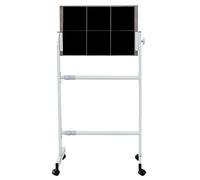 Portable Table Tennis Rebound Board, Table Tennis Rebound Board Practice Equipment, 360° Angle Adjustment, with Bottom Bracket, Suitable for Home, Studio, Gym, School(Size6)