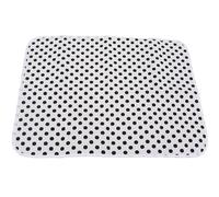 Portable Table Top Ironing Pad Black Spot Design