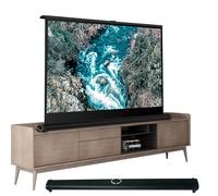 Portable Tabletop/Desktop Projector Screen, Movie Projection Screen Outdoor 30/40/50inch, Manual pull up Projection Screen for Home Theater Cinema Wedding Party Office Presentation(16:9,50")