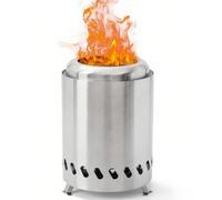 Portable Tabletop Fire Pit - Low Smoke Stainless Steel Mini Fire Pit