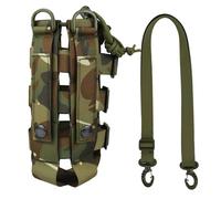 Portable Tactical Molle Water Bottle Pouch Adjustable Kettle Carrier Pouch for Outdoor Hiking Camping Backpack Attachment(CP 1)
