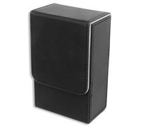 Portable Tarot Card Box, PU Leather Tarot Card Holder Can Hold More Than 95 Cards, Sun and Moon Pattern Design, For Most Standard Size Tarot Cards