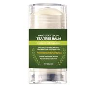 Portable Tea Tree Moisturizing Balm Tin - 30g Travel Size, Hand, Foot & Body Moisturizer | 9 Plant Extracts to Soothe Dry Skin | Suitable for All Ages