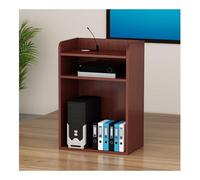 Portable Teak Wood Podium - Ideal for Presentats Conferences Weddings & Events Perfect for Classrooms & Public Speaking