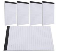 Portable Tear off Memo Pad Notebooks 5 Books with 25 Sheets Each, Assorted Colour Paper Notepads for Smooth Writing and Time Plan, for Teachers and Officers