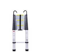 Portable Teles Ladder 1.9m - Multi-Use Folding Scale for Attic with Hoo Ideal for Outdoor Use Cact Design for Easy Sto