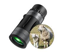 Portable Telescopes - HD Monocular Telescope, Small Telescope | 8x20 High Power Monocular Bezel, Clear Vision Monocular for Bird Watching, Hunting and Camping, Black,