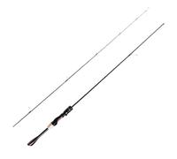 Portable Telescopic Carbon Bass Fishing Rod Saltwater with Fast Solid UL Tip Lure Using 1-5g Carp Force 1-8LB(1.68m)