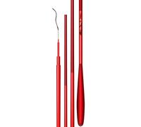 Portable Telescopic Crucian Carp Rod Carbon Ultra Light And Ultra Hard Wild Fishing Stream Platform Fishing Rod(Red,4.5M)