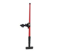 Portable Telescoping Laser Level Pole with 6mm and 15.2mm Mounts 360° Rotation Adjustable Height for Laser Levels Cameras and Projectors