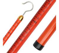 Portable Telescoping Measuring Rod with Carrying Bag, Lightweight Insulated Survey Pole for Easy Transport and Accurate Measurements