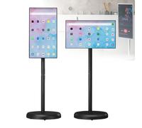 Portable Television with 4K Touch Screen, Built-in Battery, and Full Swivel Rotation for Easy Mobility in Home and Office Settings