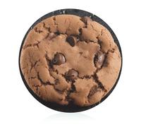 Portable Tempered Glass Cutting Board, Round 7.9 Inch - Easy to Clean & Scratch-Resistant Chopping Mat Chocolate Cookie Chopping Board for Kitchen, Office, Travel