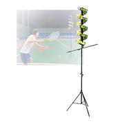 Portable Tennis Ball Launcher, Adjustable Height for Beginners, No Electricity Needed, Training Aid (Balls Not Included)