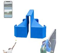 Portable Tennis Camera Mount - Net & Fence Clip, Secure Clip-On Shot Mount, for Tennises/Baseball Match Recording Training Live Streaming, Fits Most Phones(Blue)