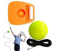 Portable Tennis Trainer, Multifunctional Rebound Ball, Training Tool for Beginners Sport Exercise, Compact Outdoor Indoor Accessory for Skill Improvement and Daily Workout Sessions