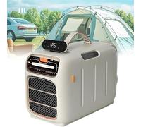 Portable Tent Air Conditioner, Handheld Portable Air Conditioner with Cooling & Heating, Perfect for Car, Camping, Tent, Indoor/Outdoor/Parking Use, 1400W Power, 3 Wind Speeds, Dehumidifier, Low Noise