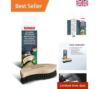 Portable Textile and Leather Brush for Wet & Dry Cleaning - Compact & Efficient