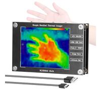 Portable Thermal Imager -40℃ to 300℃ Small Thermal Imaging Camera Support Maximum Minimum Center Temperature Measurement Picture Saving 2.8inch TFT Display with Type-C Interface