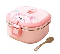 Portable Thermal Lunch Box Insulated Lunch Box for Adults | Leak Proof Food Storage Containers - Large Capacity Square, Food Grade, Insulated Lunch Box for Hot Foods, 304 Stainless Steel, Compact