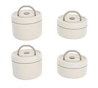 Portable Thermal Lunch Box, Thermal Lunch Box Stainless Steel Lunch Box with Thermal Bag Round Thermal Box for School Outdoor (TIKATARERc3me29u1yg-13)