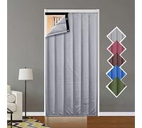 Portable Thermal Patio Door Insulation Heavy-Duty Windproof Curtain Panels for Doorways & Windows Blackout Thermal Covers for Bedroom Dorm Living Room Winter Use